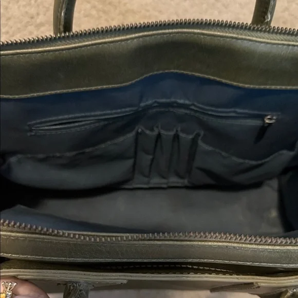 Matt & Nat Forest Green Briefcase - Picture 8 of 16